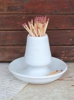 Antieke Franse pyrogène/ luciferhouder, Ophalen of Verzenden