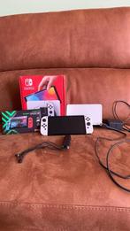 Nintendo Switch OLED + Gratis screen protector+Gratis hoesje, Overige genres, 2 spelers, Ophalen of Verzenden, Zo goed als nieuw