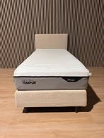 90x210 met Tempur pro plus matras, 90 cm, Eenpersoons, Beige, Ophalen of Verzenden