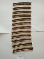 Set van 12 fleischmann rails 9136, Gebruikt, Gelijkstroom, Fleischmann, Rails