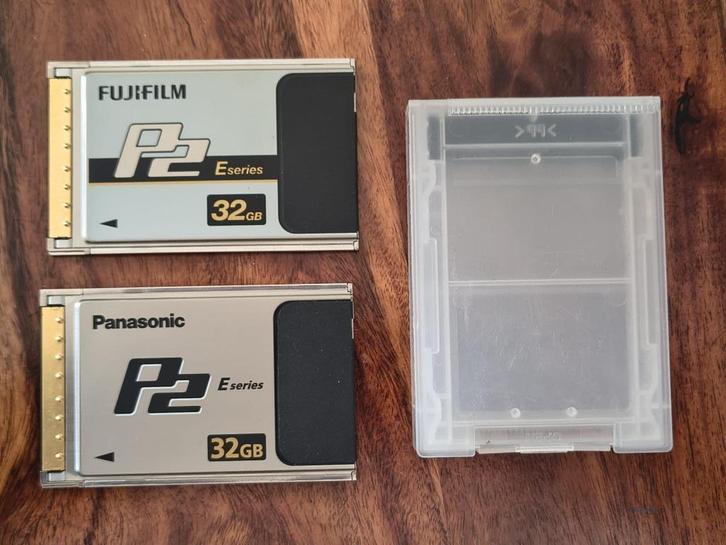 Panasonic P2 kaarten 32gb E Series, Audio, Tv en Foto, Fotografie | Geheugenkaarten, Gebruikt, Overige typen, 32 GB, Videocamera