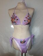 Leuke paarse bikini.Versierd met kralen.Mt L.Merk Bonbon, Kleding | Dames, ., Paars, Ophalen of Verzenden, Zo goed als nieuw