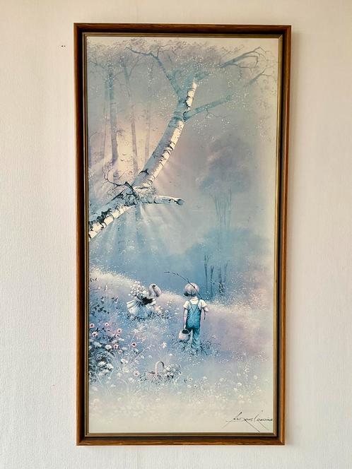 Andres Orpinas print ingelijst, Huis en Inrichting, Woonaccessoires | Schilderijen, Tekeningen en Foto's, Zo goed als nieuw, Schilderij