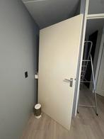 Deuren houten binnen binnedeuren wit totaal 9 stuks hout, Binnendeur, Ophalen of Verzenden, Zo goed als nieuw, 200 tot 215 cm