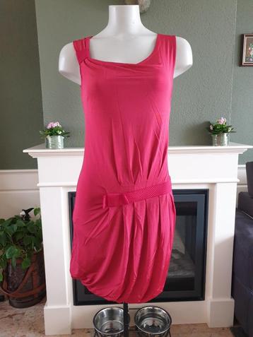 Made in Italy nette rode jurk jurkje mt XS 34 Gratis Verzend beschikbaar voor biedingen