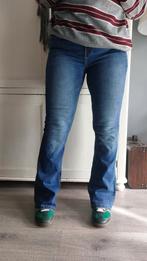 Zara high waist flared jeans 46, Blauw, Zara, Overige jeansmaten, Ophalen of Verzenden
