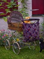 Vintage rieten kinderwagen met stalen frame, Ophalen, Gebruikt, Overige merken