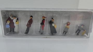 Preiser H0 1:87 figuren kerstmarkt rond 1900 ovp 12195 beschikbaar voor biedingen