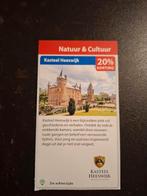 Kasteel Heeswijk 20% korting, Tickets en Kaartjes, Drie personen of meer, Kortingsbon, Overige typen