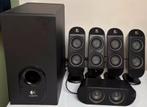 Logitech X-530 5.1 Speakerset Pc, Computers en Software, Pc speakers, Ophalen of Verzenden, Zo goed als nieuw, Audiokanaal 5.1
