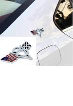 American V8 metalen embleem badge Ford sticker Amerika USA, Ophalen of Verzenden, Nieuw, Auto of Motor