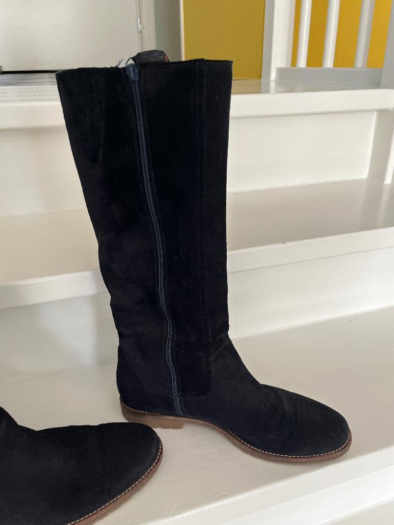 Dameslaarzen maat 42 Blauw Suède Tommy  Hilfiger, Hoge laarzen, Blauw, Ophalen of Verzenden, Zo goed als nieuw