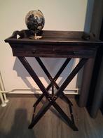 Prachtige butlertray / dienbladrafel ~ echte eyecatcher, Huis en Inrichting, Tafels | Sidetables, Ophalen, 25 tot 50 cm, Rechthoekig