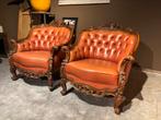 Set Italiaanse Chesterfield Fauteuils, Ophalen of Verzenden