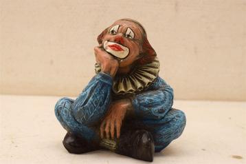 houten beeld van een clown 48407 beschikbaar voor biedingen