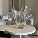 Vintage glazen zakdoek vaas, Antiek en Kunst, Antiek | Glas en Kristal, Ophalen of Verzenden