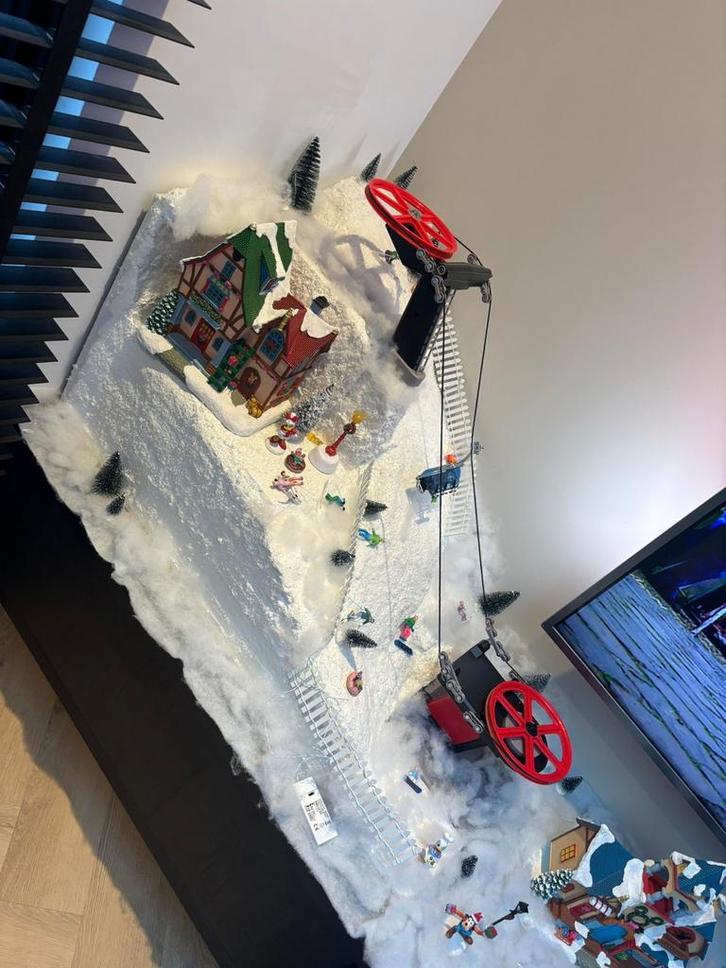 Jagerndorfer skilift / kabelbaan + stoeltjes lift, Diversen, Kerst, Zo goed als nieuw, Ophalen