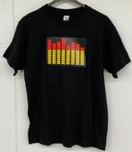 T-shirt met verlichting (EQ, oranje/geel/zwart,ronde hals,S), Kleding | Heren, Logo Star, Maat 46 (S) of kleiner, Overige thema's