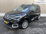 Citroen Berlingo 1.2 PureTech Shine AUTOMAAT, panoramadak, h, Auto's, Citroën, Euro 6, 1199 cc, Zwart, Grijs