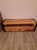 Mooie Mango TV Kast industrieel, Huis en Inrichting, Kasten | Televisiemeubels, Ophalen, Gebruikt, 100 tot 150 cm, Metaal