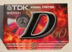 TDK IEC-Type I D60 3st Audio cassettebandjes, Cd's en Dvd's, Cassettebandjes, Ophalen of Verzenden, Nieuw in verpakking, Origineel
