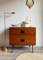 PASTOE DU10 Cees Braakman Ladekast vintage jaren ‘60, Ophalen, Gebruikt, Dutch design vintage Pastoe, 1 of 2 laden
