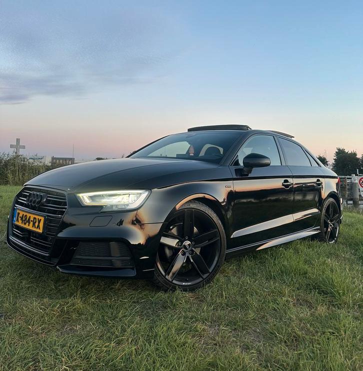 Audi A3 1.4TFSI 110KW COD Sedan S-tr 2016 Zwart, Auto's, Audi, Particulier, A3, ABS, Achteruitrijcamera, Adaptieve lichten, Adaptive Cruise Control