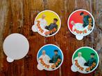 Popie Jopie Harry Vermeegen tv paus stickers Henk Spaan PISA, Ophalen of Verzenden, Zo goed als nieuw, Overige typen