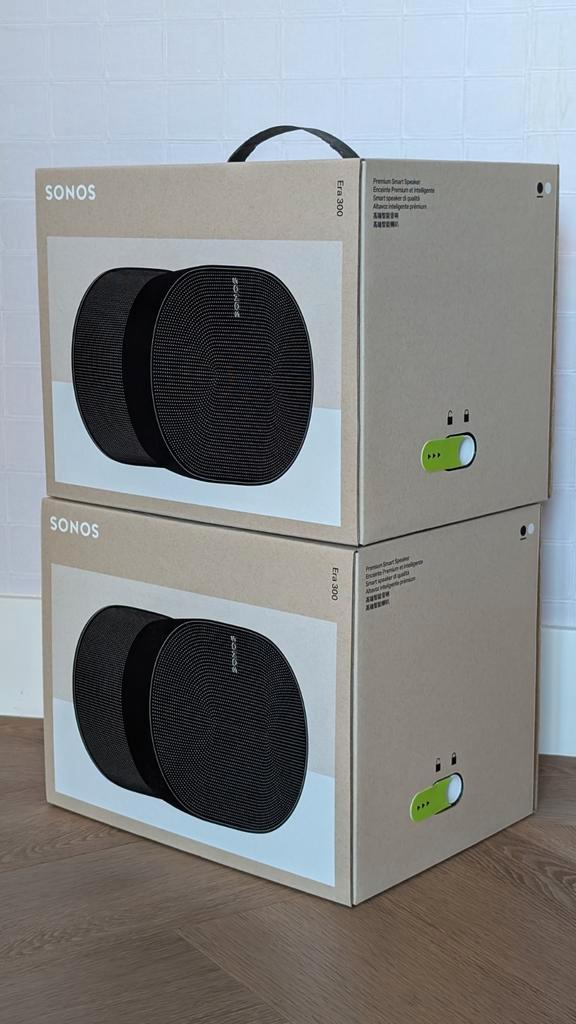 Sonos Era 300 Nieuw +2 Jaar Garantie Dolby atmos speaker box, Audio, Tv en Foto, Luidsprekers, Nieuw, Front, Rear of Stereo speakers
