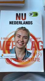 Leerwerkboek Nu Nederlands 3F deel B MBO, Ophalen of Verzenden, Zo goed als nieuw