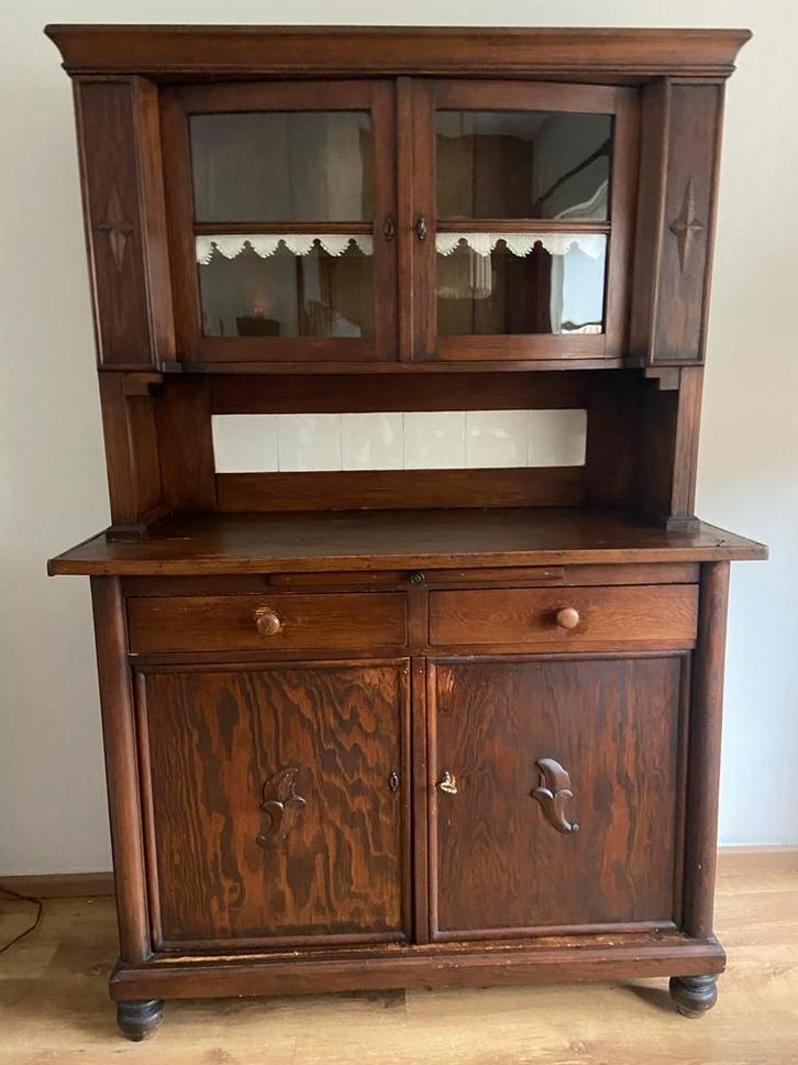 Mooie buffetkast, 130x195 cm, Huis en Inrichting, Kasten | Buffetkasten, Gebruikt, 150 tot 200 cm, 100 tot 150 cm, 50 tot 75 cm