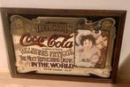 Coca Cola Spiegel - Vintage Decoratie, Antiek en Kunst, Ophalen of Verzenden, Rechthoekig, Minder dan 50 cm, Minder dan 100 cm