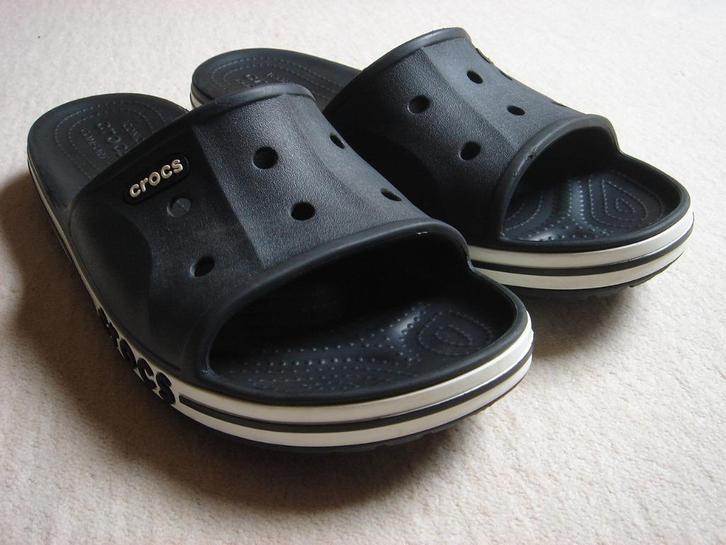 Originele CROCS BAYABAND Slide slippers mt M12 (46) Zwart, Kleding | Heren, Schoenen, Gedragen, Slippers, Zwart, Ophalen