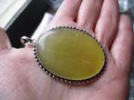 629/ verzilverde mexican opal hanger, Sieraden, Tassen en Uiterlijk, Overige materialen, Overige voorstellingen, Nieuw, Ophalen of Verzenden