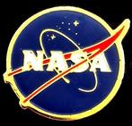 NASA pin- donkerblauw gelakt, Verzenden, Nieuw, Transport, Speldje of Pin
