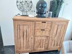 Acacia Houten Meubelset: Kast, TV Meubel, Eettafel & Salonta, Ophalen, Gebruikt, 100 tot 150 cm, 150 tot 200 cm