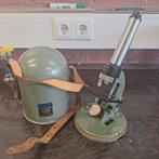 Vintage Veldmicroscoop met koffer, Ophalen of Verzenden, Gebruikt, Minder dan 400x, Biologische microscoop