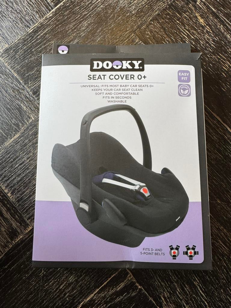 NIEUW Autostoel hoes dooky seat cover zwart maxi cosi, Ophalen of Verzenden, Zo goed als nieuw, Jongetje of Meisje