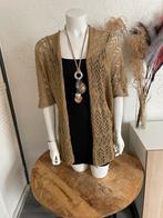 Vest. Cardigan motiv. Nieuw., Dept, Ophalen of Verzenden, Nieuw, Bruin