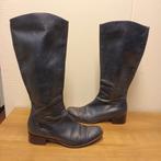 VERO CUOIO - Prachtige leren laarzen, blauw, maat 39., Hoge laarzen, Vero Cuoio, Blauw, Ophalen of Verzenden