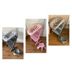 🧡 Stokke Tripp Trapp in het Grijs Roze of Blauw 🩵, Ophalen, Zo goed als nieuw, Meegroeistoel, Gordel(s)