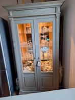 Vitrine kast, Ophalen, 50 tot 100 cm, Zo goed als nieuw, 150 tot 200 cm