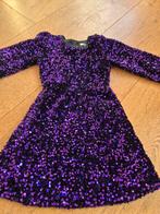 Paarse glitterjurk WE maat 110-116, Kinderen en Baby's, Kinderkleding | Maat 110, WE, Meisje, Ophalen of Verzenden, Zo goed als nieuw