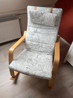 IKEA POÄNG schommelstoel, Huis en Inrichting, Fauteuils, Ophalen, Zo goed als nieuw, Stof
