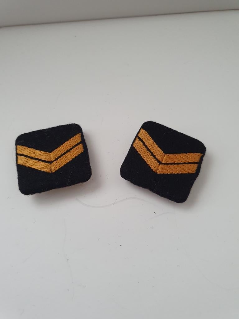 Mariniers korporaal rang toetoep, Ophalen of Verzenden, Marine, Nederland, Embleem of Badge