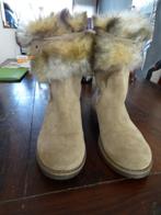 Suède bont laarsjes beige nieuw mt 41, Beige, Lage of Enkellaarzen, Nieuw, Ophalen of Verzenden