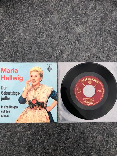 Maria Hellwig / Der Geburtstags Jodler (1959), Cd's en Dvd's, Vinyl Singles, Zo goed als nieuw, Nederlandstalig, Ophalen of Verzenden