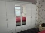 Witte kledingkast, Huis en Inrichting, 200 cm of meer, Met klep(pen), Ophalen of Verzenden, Zo goed als nieuw
