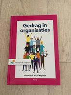 Gedrag in organisaties - Gert Alblas/Ella Wijsman, Ophalen of Verzenden, Zo goed als nieuw