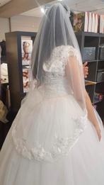 Bruidsjurk maat  S/M/L te vermaken., Ophalen of Verzenden, Zo goed als nieuw, Wit, Trouwjurk